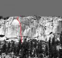 Phobos-Deimos Cliff - Blues Riff 5.11b - Tuolumne Meadows, California USA. Click for details.