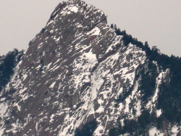 The East Gully &#40;a.k.a. the Silk Road&#41; on the First Flatiron. T...