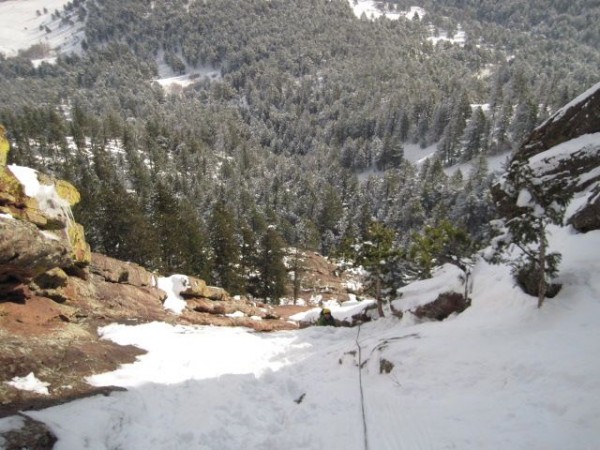 Looking down the First Flatiron on the Silk Road. Just out of the fram...