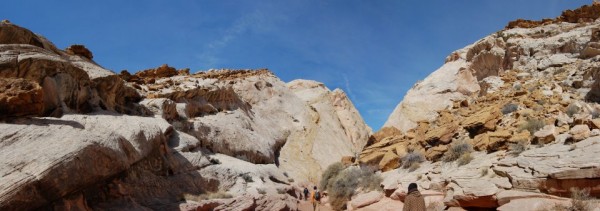 Entering the up canyon