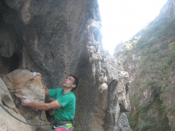 was awesome climbing with Lee