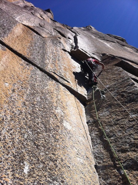 John leading the 6th pitch. Prow