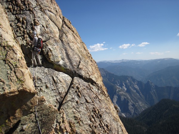 Last fun pitch to the top of the Obelisk