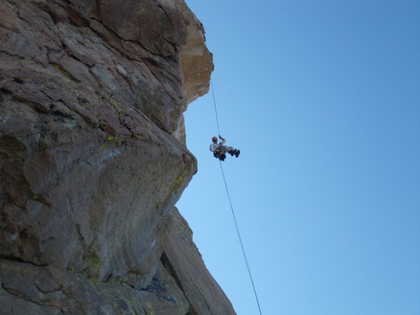 Bill on the second rappel