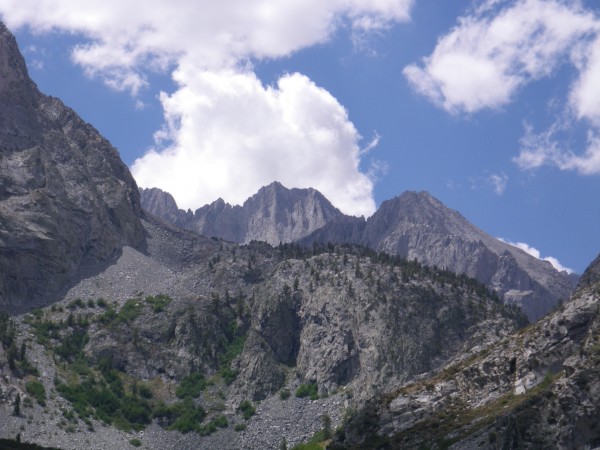 Norman Clyde Peak on the approach