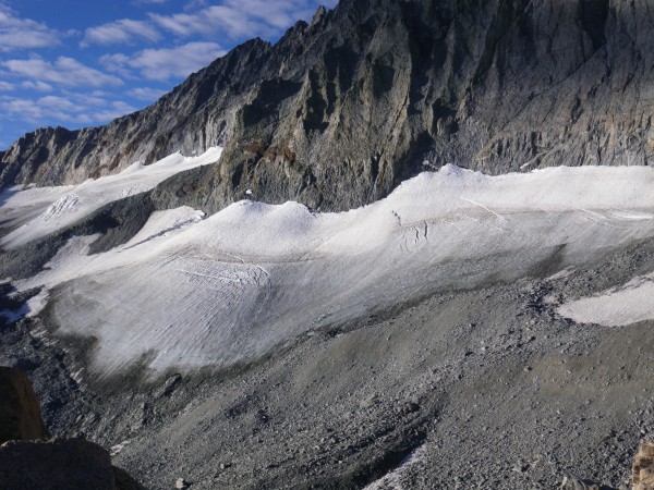 Middle Palisade Glacier -- wow, look at all those crevasses !