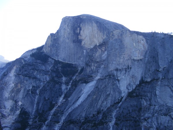 Half Dome from my pitch 9 bivvy.