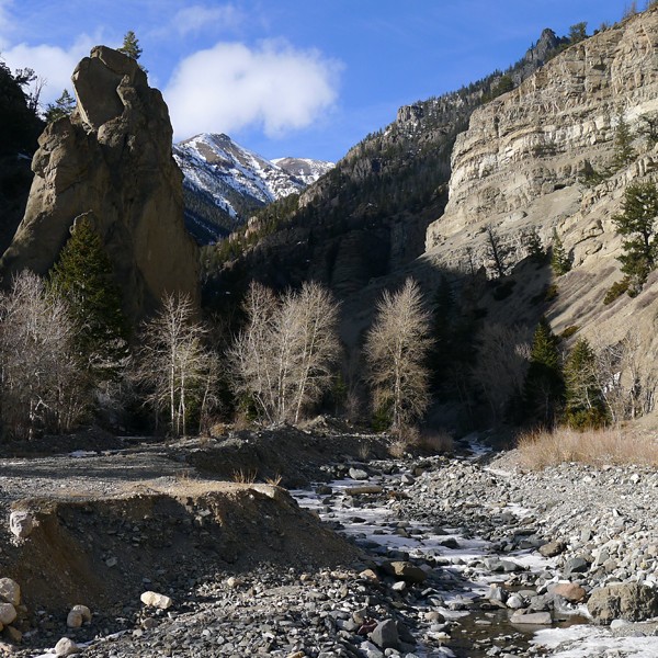 Deer Creek drainage at the bridge