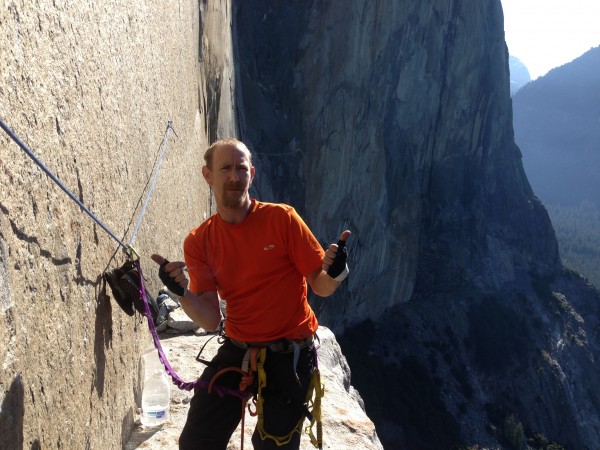 standing on el cap tower at 7:00am