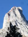 Return to Watchtower Peak, FA Northeast Ridge - Click for details