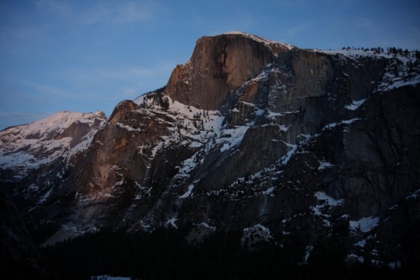 View of Half Dome from Dinner Ledge.