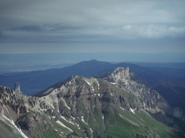 Precipice Peak from the summit of Wetterhorn