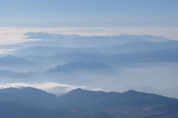 view to the southeast towards the gulf of mexico