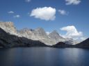 Lake Ediza, via Cecile, Iceberg, talus and scree - Click for details