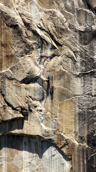 Ryan and I at the pitch 2 anchors. Thanks to Tom Evans for the photo, ...