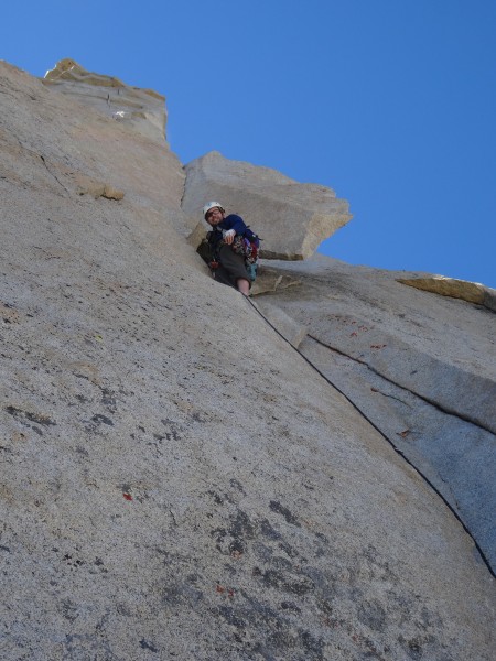 Geoff about to dive into a short but sweet 10a fingers section on our ...