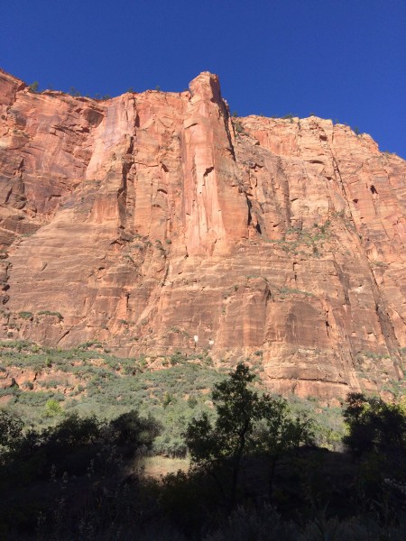 Our objective, Moonlight Buttress.   Earlier in the year we got pushed...