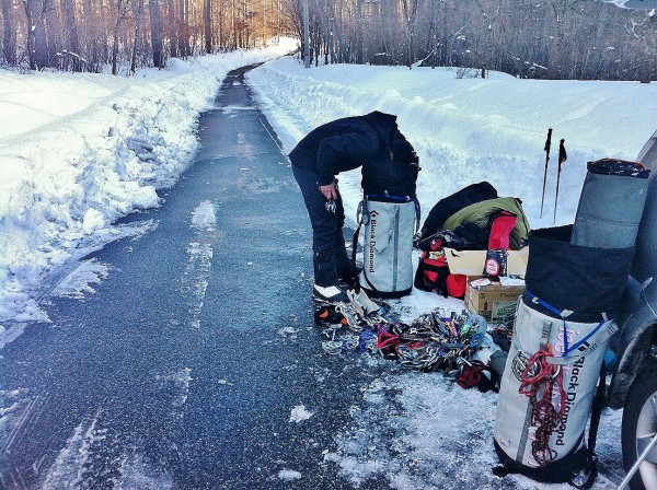 from the start things were overwhelming: turning 4 days of winter wall...