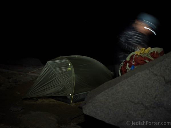 Early 3am Alpine start of Hike/climb to Starlight Peak