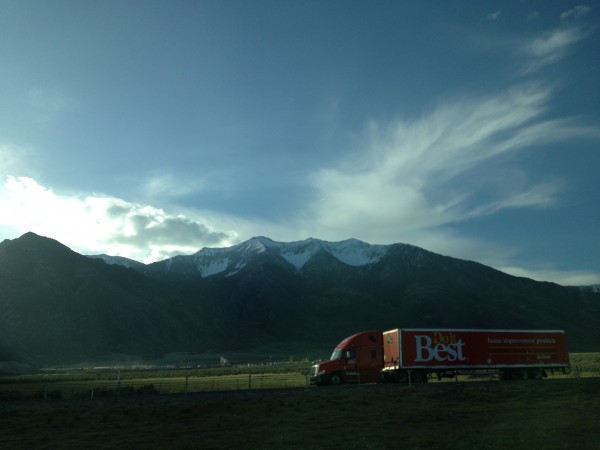 Mt. Nebo &#40;11,928 ft&#41; the highest peak in the Wasatch Front.