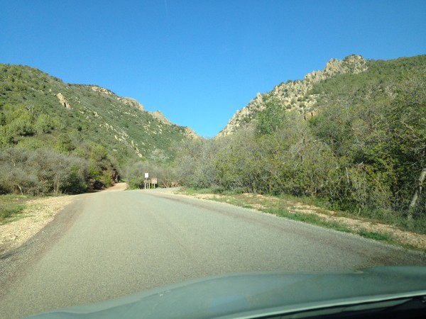 The unassuming mouth of the canyon. Little do you know what kind of ch...