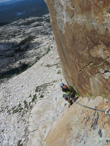 Steven finishing the second pitch