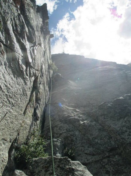 The crux pitch of Hospital Corner.