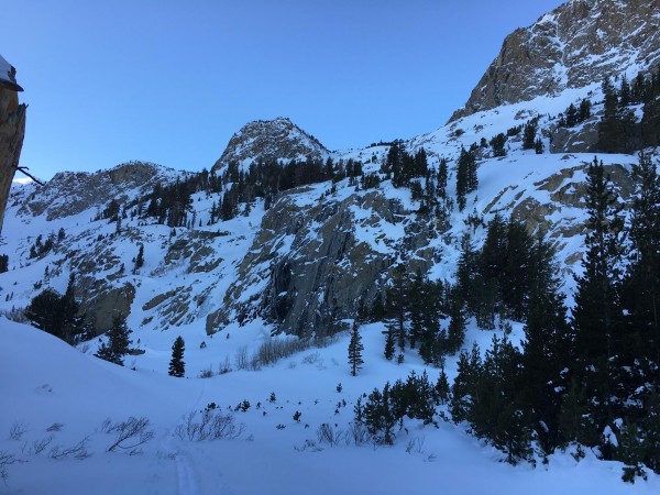 East Face from the gully past Fern Lake