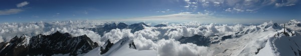 summit from the Dom, Switzerland