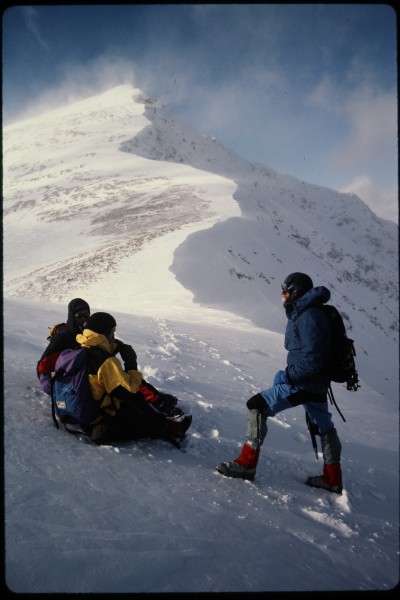 Taking a short break on the high ridge between Torreys Peak and Greys ...