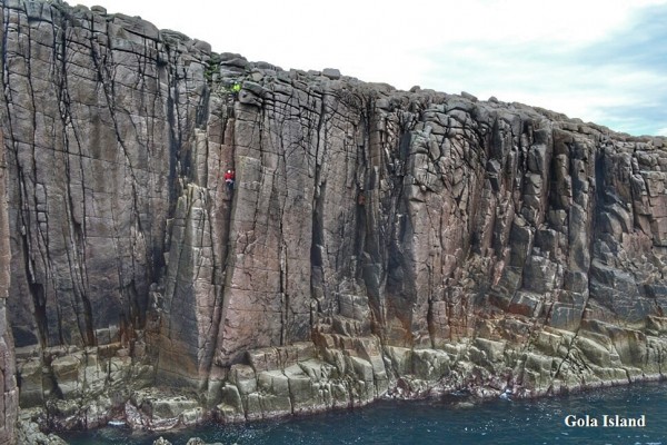 The main walls of Gola Island