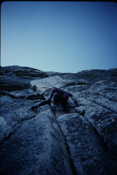 John suffers the indignities of great rock with solid pro as I bask in...