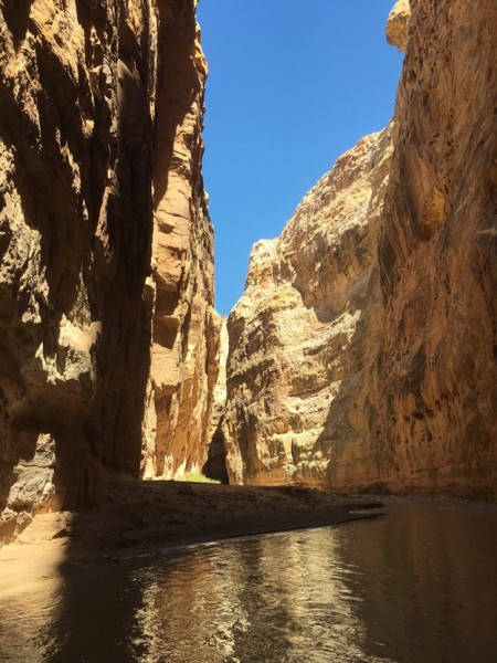 Shadows and light in lower Chute Canyon.