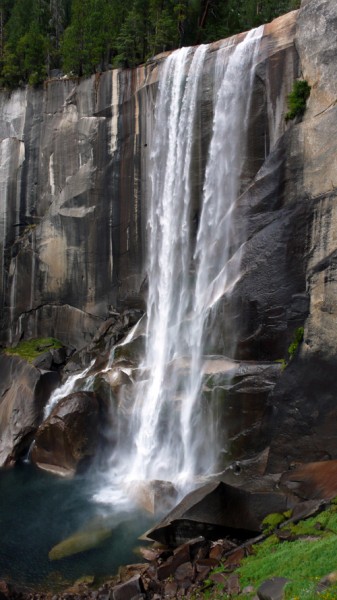 Vernal Falls from the Mist Trail.  Photo by Dave