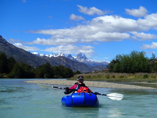 Angela on the Rio Salto