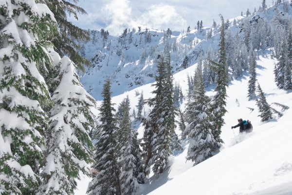 Great skiing, beautiful mountains.