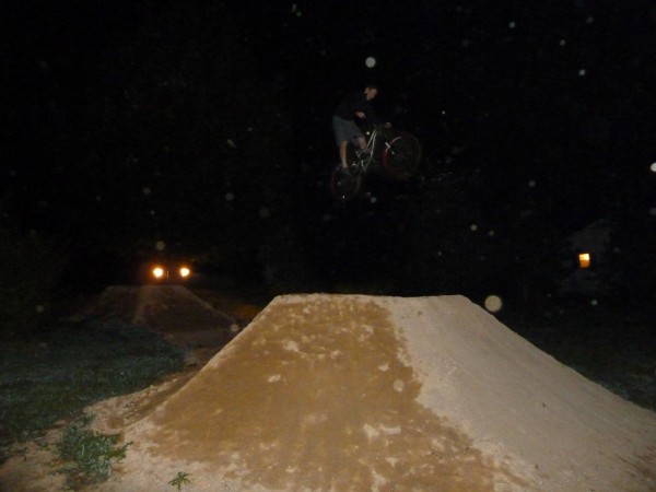 Front yard dirt jumpin' and pump trackin' in NC.