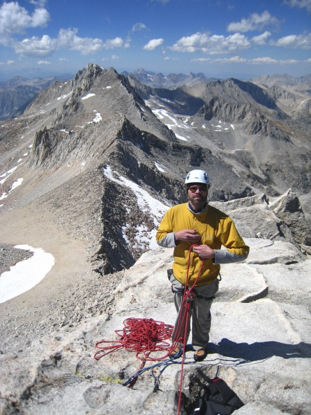 Preparing for the rappel