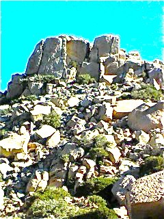 Typical landscape at Valley of the Moon