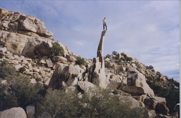 Me, Paul Humphrey, at J-Tree, early 1990's, by Bob Crowell. &#40;My gi...