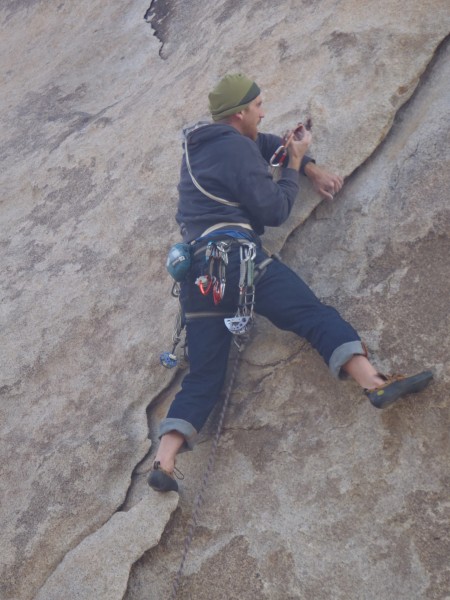 Seth pluggin' pro on Diamond Dogs, Joshua Tree.