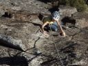 makayla does her first multi pitch climb (at 11 years old) "the super slacker highway" - Click for details