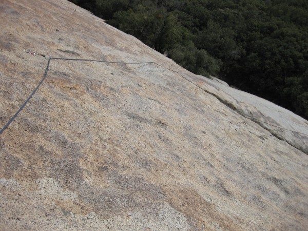 Looking down first pitch of Falling Star &#40;5.8&#41;