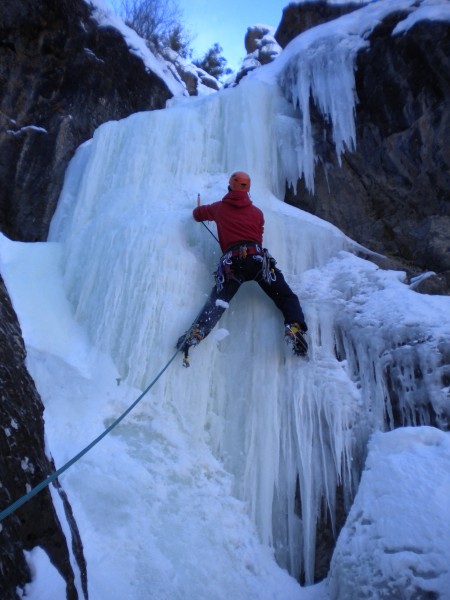 Nick Wasser picking the gnarls.