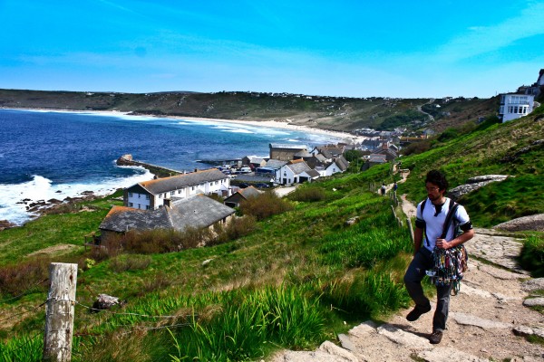 The walk in to Sennen