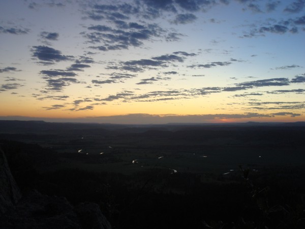 Sunrise from the base of El Cracko Diablo