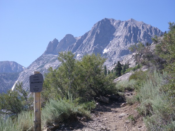 Rush Creek trail, Carson Peak in background