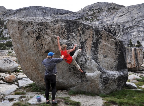 Reach for A Peach Boulder