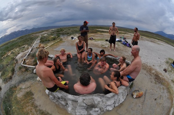 one afternoon at the hot springs