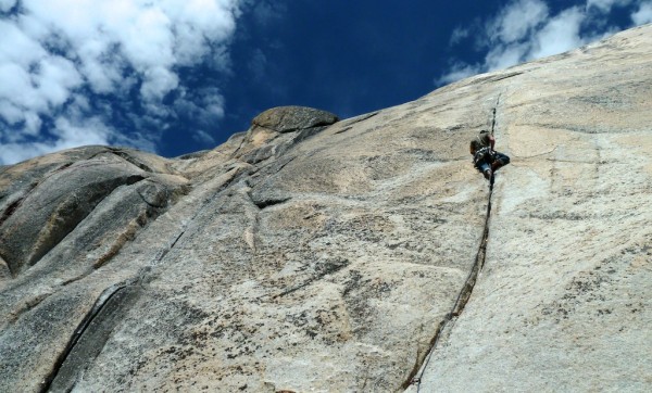 an alternative shot of Great Circle Route for Phylp. Ryan on lead.